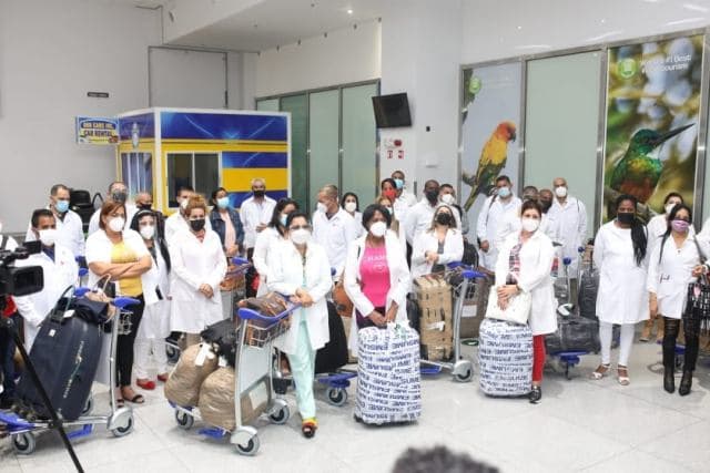 Guyana Welcomes New Cuban Health Brigade