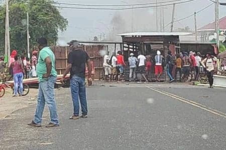 Police Use Teargas and Pellets to Break Up Protests in Guyana