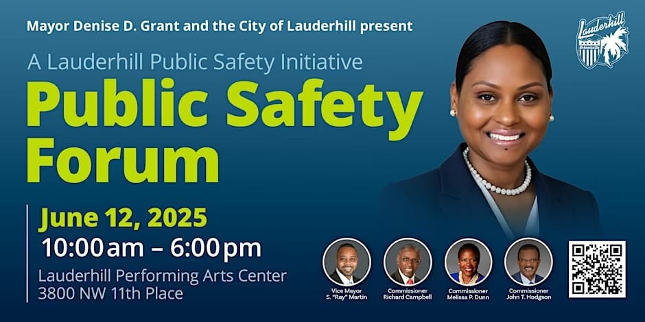 Lauderhill to host Public Safety Forum on June 12