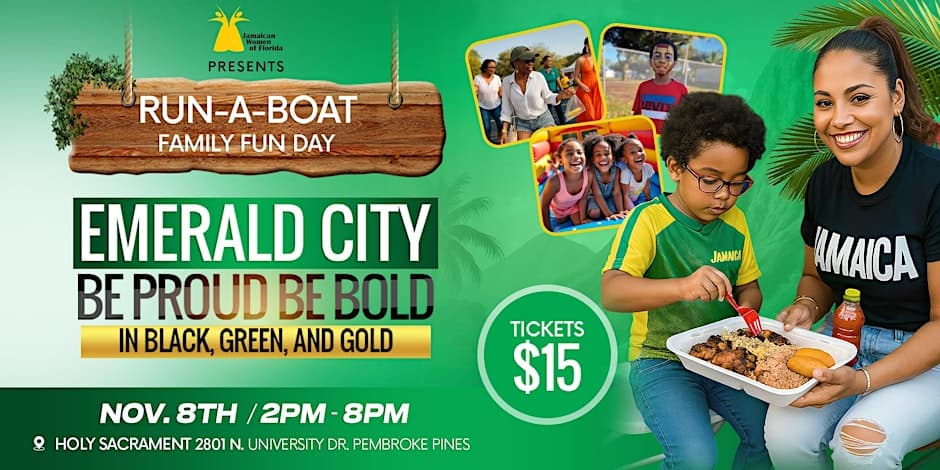 Jamaican Women of Florida to host annual 'Run-A-Boat' Cultural Festival in Pembroke Pines