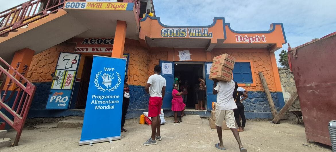 Food vouchers give storm-struck Haitian families a fresh start