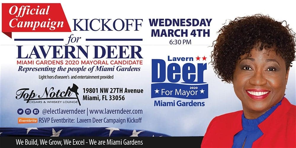 Jamaican-American Lavern Deer to Launch Campaign for Mayor of Miami Gardens