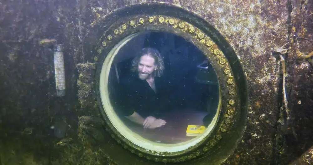 Florida researcher who broke record for longest underwater habitation resurfaces