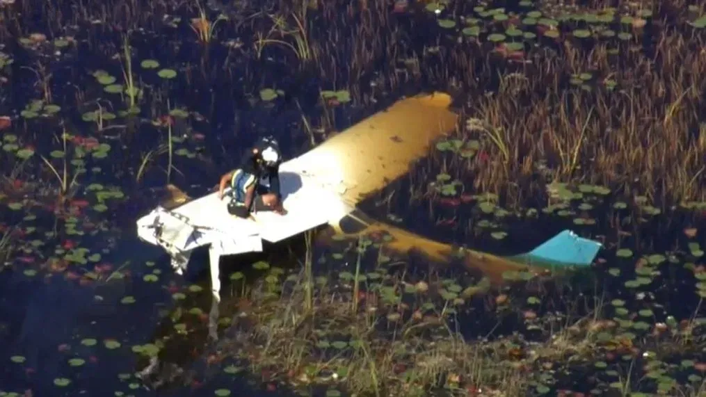 Small aircraft plummets in Everglades in southwest Broward