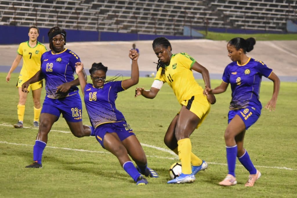 Reggae Girlz Thrash Barbados 7-0 in Olympic Qualifier