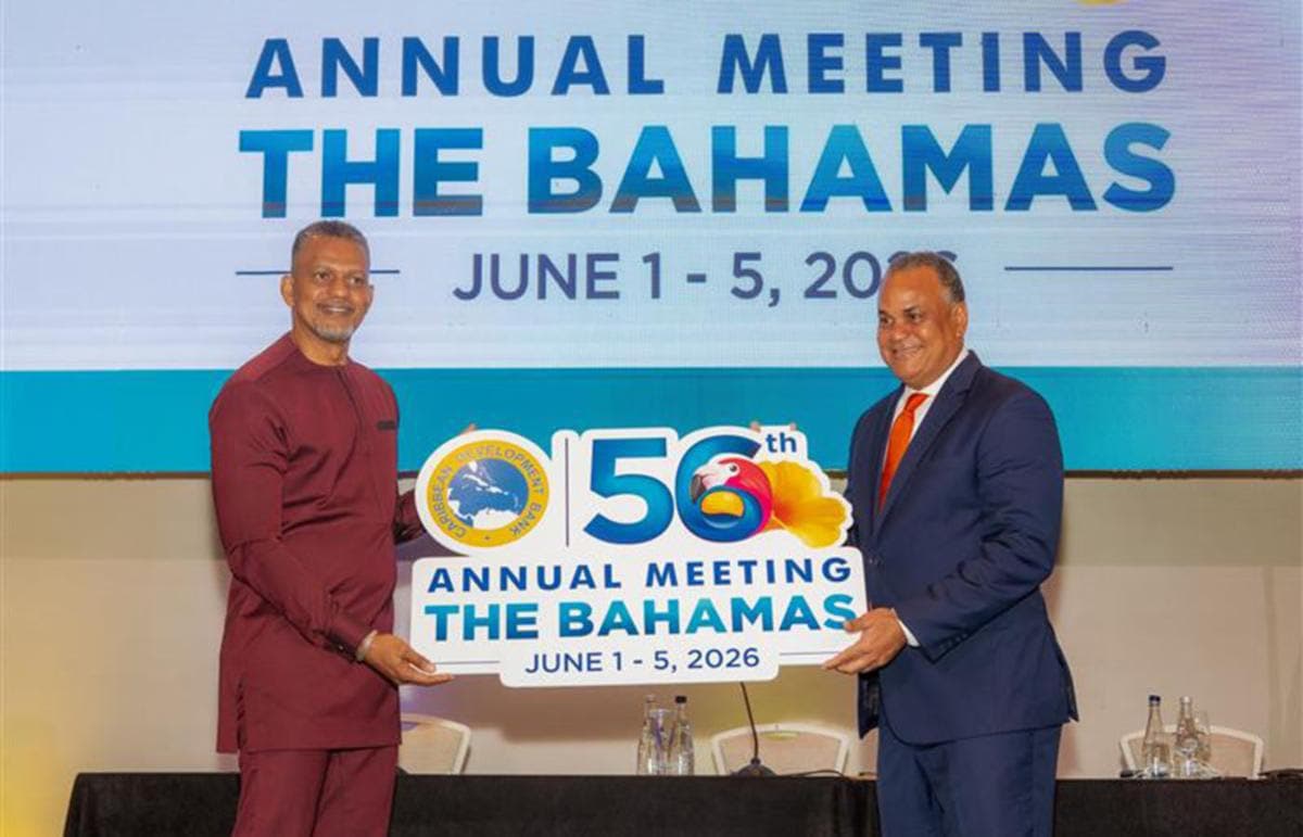 Caribbean Development Bank to host 56th Annual Meeting in The Bahamas