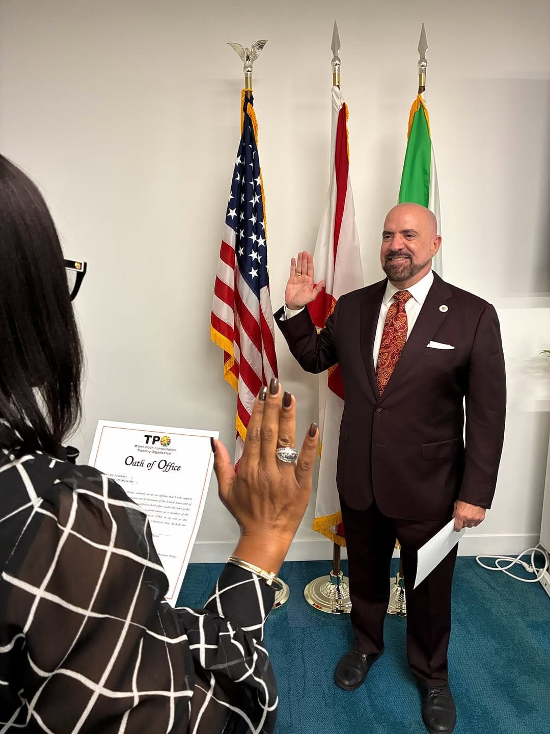 Commissioner Damian Pardo joins Miami-Dade Transportation Planning Board