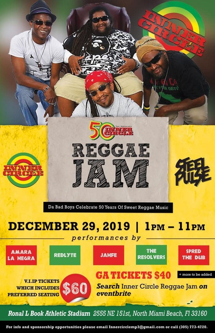 The Reggae Jam Festival Returns to Miami This December
