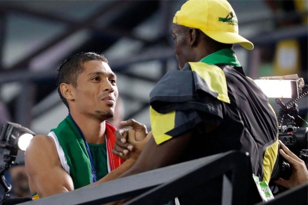 Is Bolt afraid of Van Niekerk?