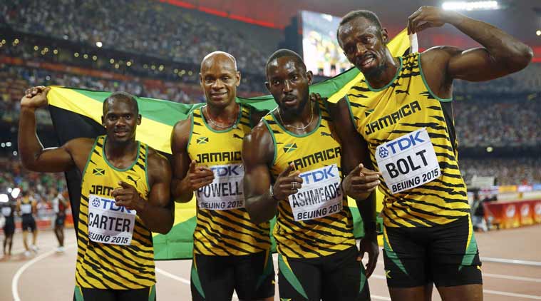 Bolt ready for the baton