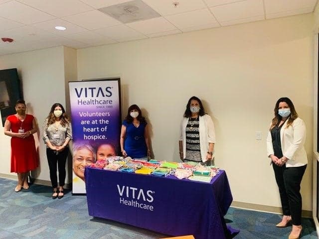 Miami-Dade County Elder Affairs Advisory Board Mask Drive Receives Hundreds of Masks made by VITAS Healthcare Volunteers