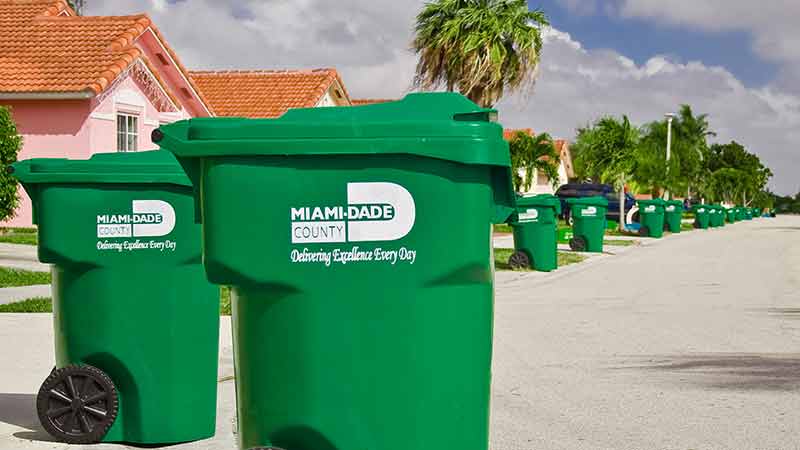 Miami-Dade County Department of Solid Waste Management’s schedule for the Christmas holiday