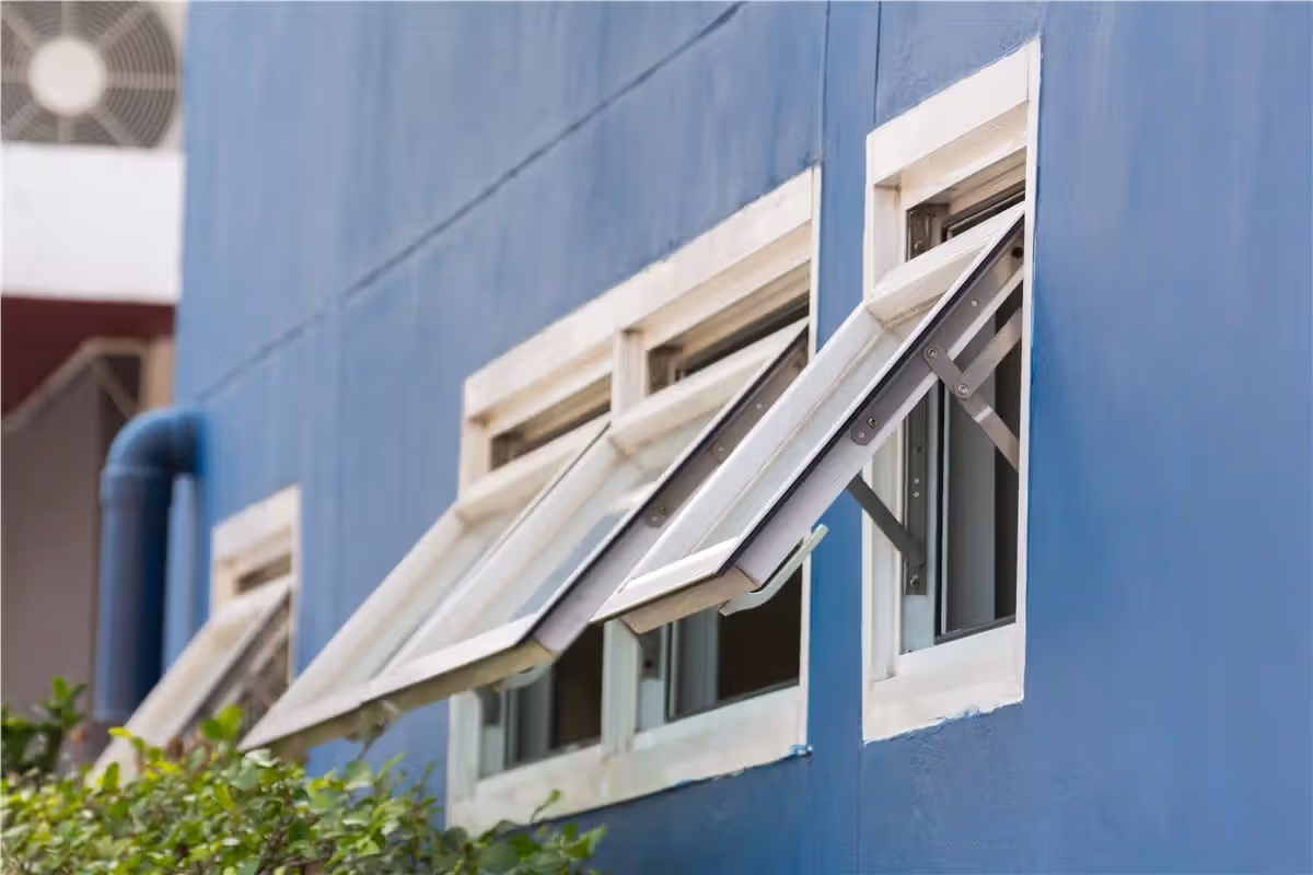 Awning Windows and Other Replacement Choices for a Busy Family Home