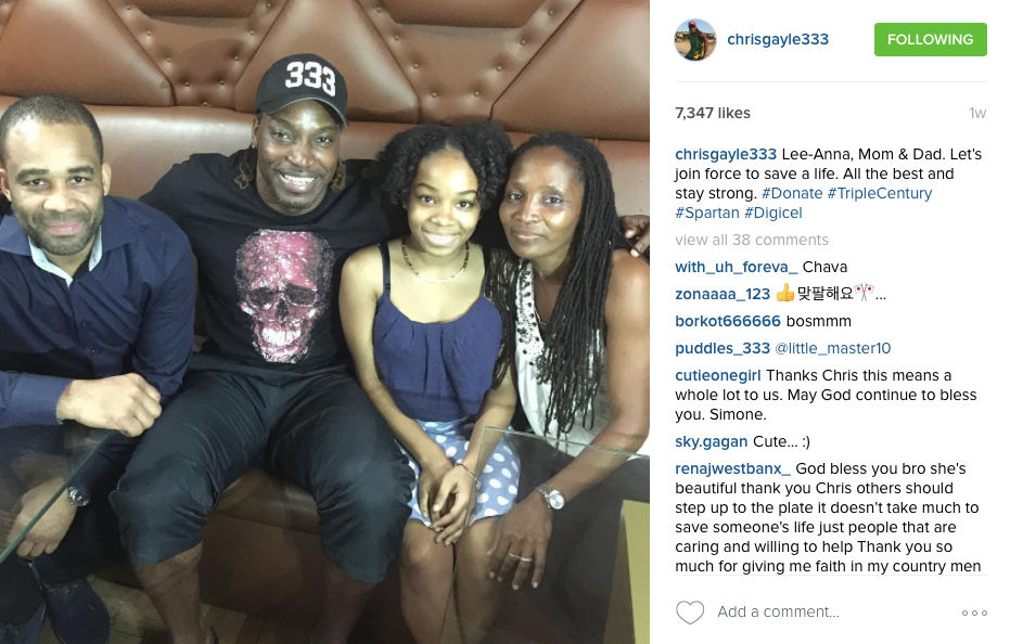 Chris-Gayle-donates-US-$20,000-to-Jamaican-leukemia-patient