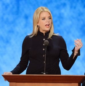 Attorney General, Pam Bondi.