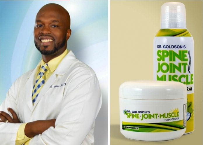 Dr. Goldson's Spine, Joint, Muscle Pain cream