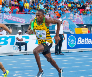 javon Francis...to lead Jamaica's men 400 meters charge
