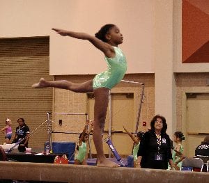 Local Miami Gymnastics Nya-Harris Middleton Secures 4 Medals at AAU Gymnastics Age Group National