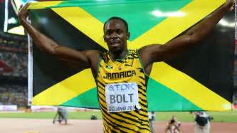 Bolt crosses the 100-meter finish line - Caribbean National Weekly News