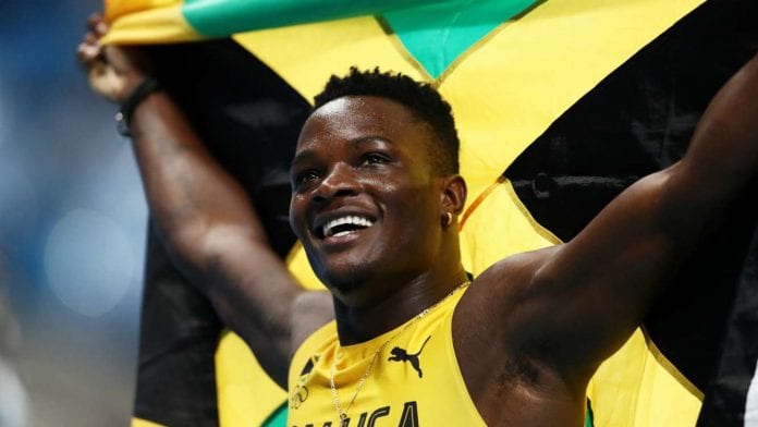 Omar McCleod at World Championships - Caribbean National Weekly News