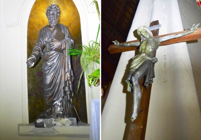 statues desecrated
