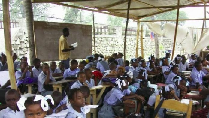 Haiti teachers protest