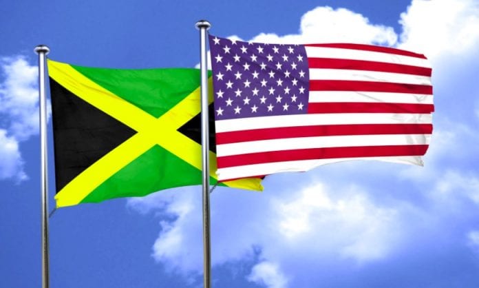 US-Jamaica flags