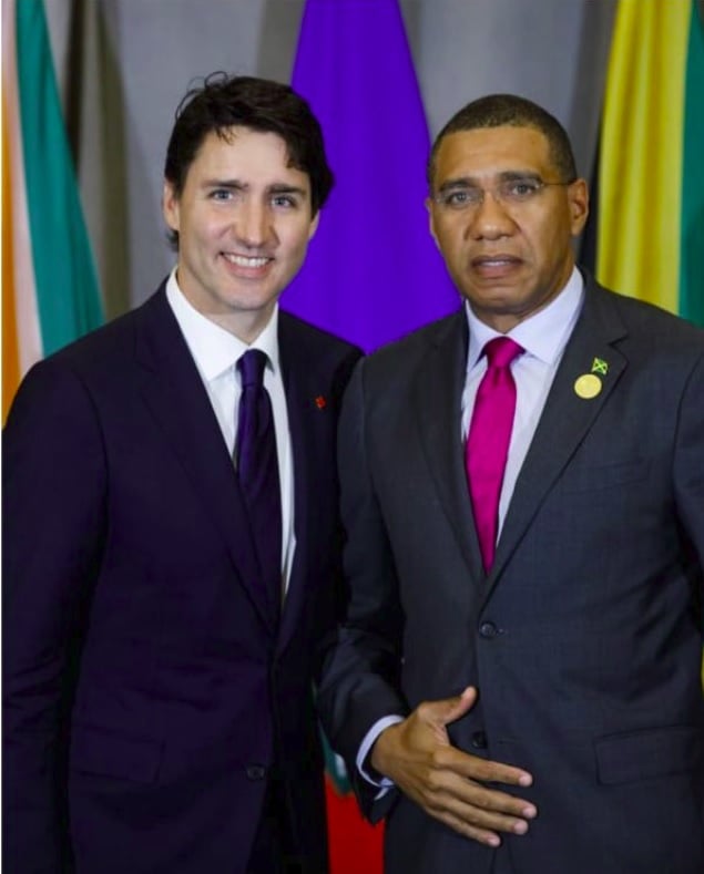 Andrew Holness Canada