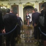 Pence reception