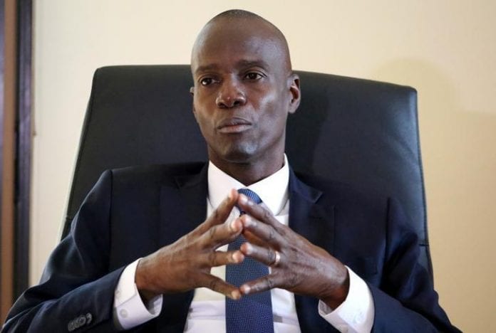Winner of Haiti's presidential election Moise speaks during an interview in Port-au-Prince