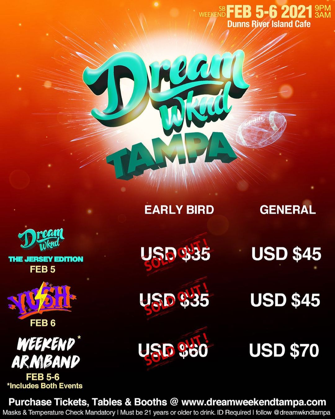Jamaica's Dream Weekend Event Comes to Tampa On Super Bowl Weekend
