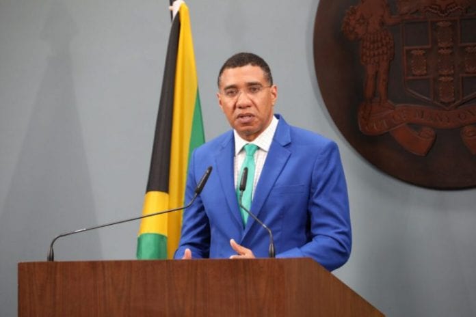 Jamaica’s Prime Minister Andrew Holness