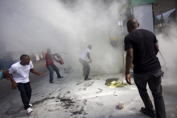 haitians protest