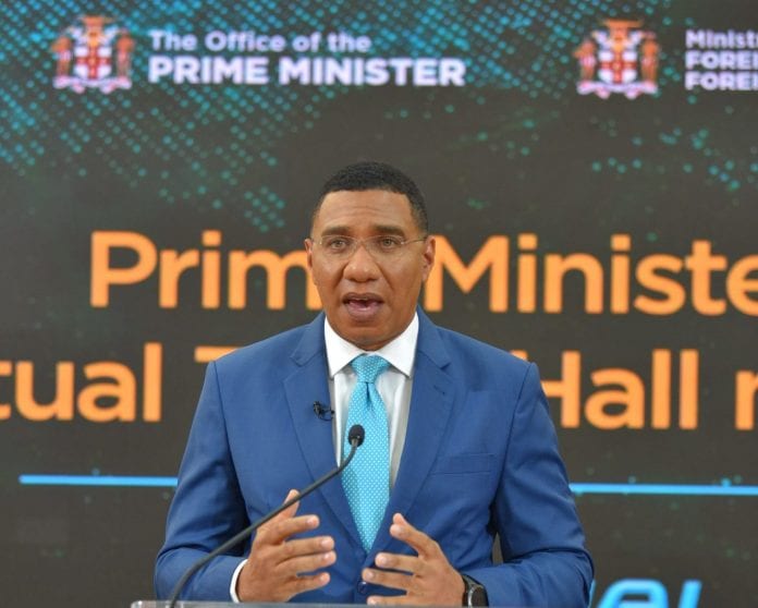 prime minister andrew holness
