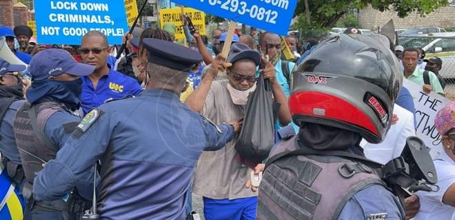 jamaica protest