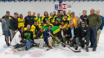 Jamaica's senior hockey team