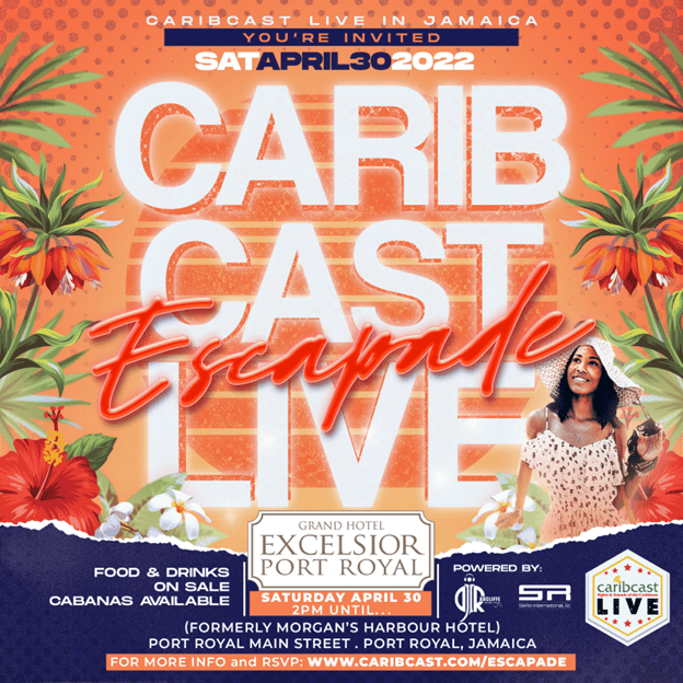 Caribcast LIVE announces ESCAPADE in Jamaica