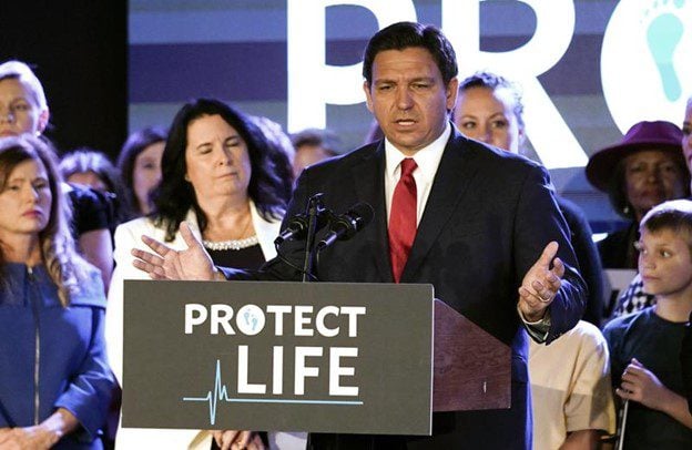 Florida Governor Ron Desantis signs new abortion bill