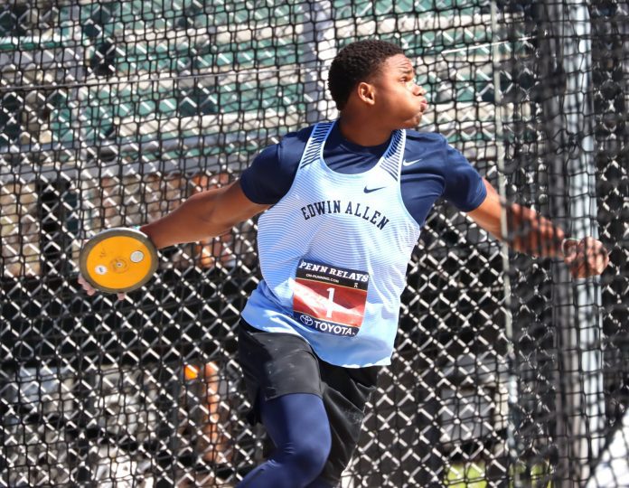 Trevor Gunzell of Edwin Allen Penn Relays