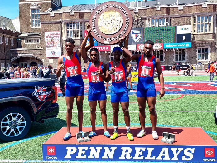 Camperdown wins boys 4x100 at Penn Relays
