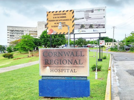 cornwall regional construction sign