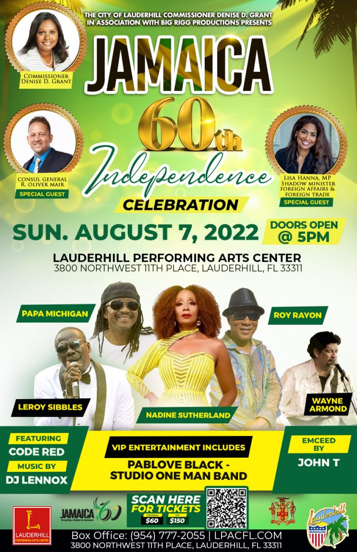 Commissioner Denise D. Grant Jamaica's 60th celebrations come to Lauderhill