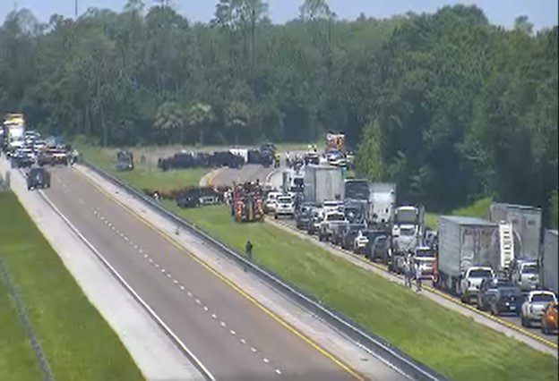 Cows block Florida’s Turnpike after truck fire