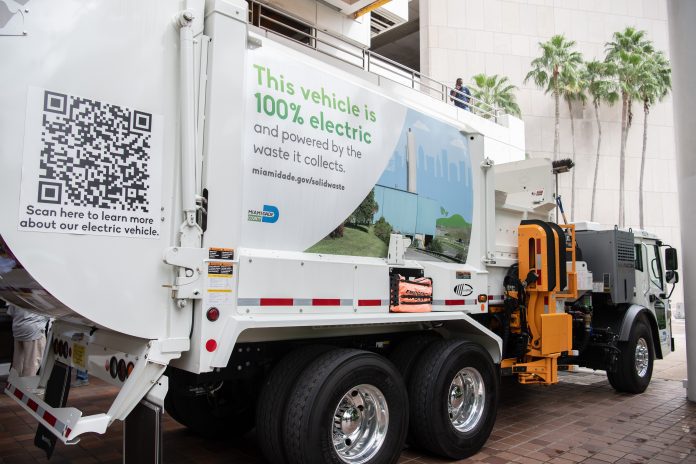 Miami-Dade County Department of Solid Waste Management introduces electric vehicles