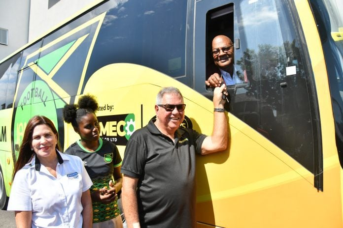 Stewart’s Automotive Group subsidiary JAMECO sponsors 27-seater bus for JFF