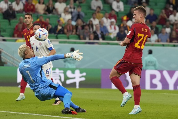Teen Gavi leads Spain to 7-0 rout of Costa Rica at World Cup