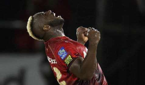 TKR stun Amazon Warriors in CPL thriller, Russell shines with blistering 36