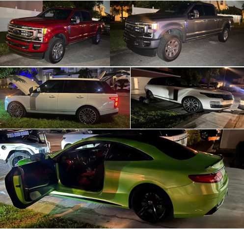 BSO’s burglary apprehension team arrests high-end auto theft crew