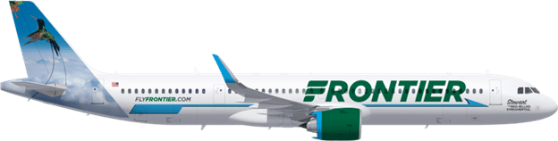 Jamaican's national bird to grace the tail of a Frontier aircraft