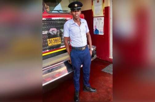 Jamaican firefighter killed after car crashes into fire truck